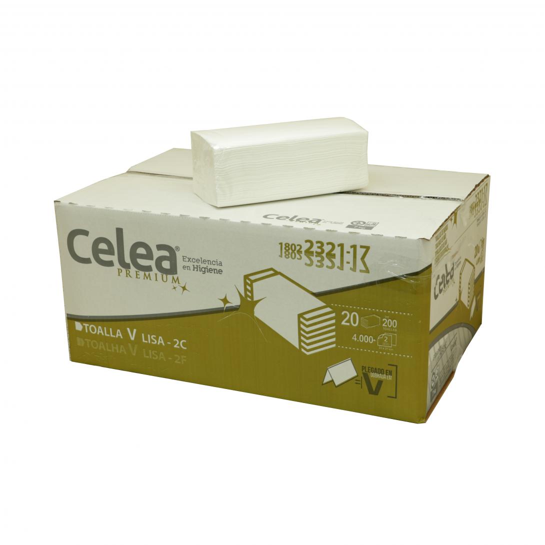 Toalla secamanos cortada Celea Premium Lisa