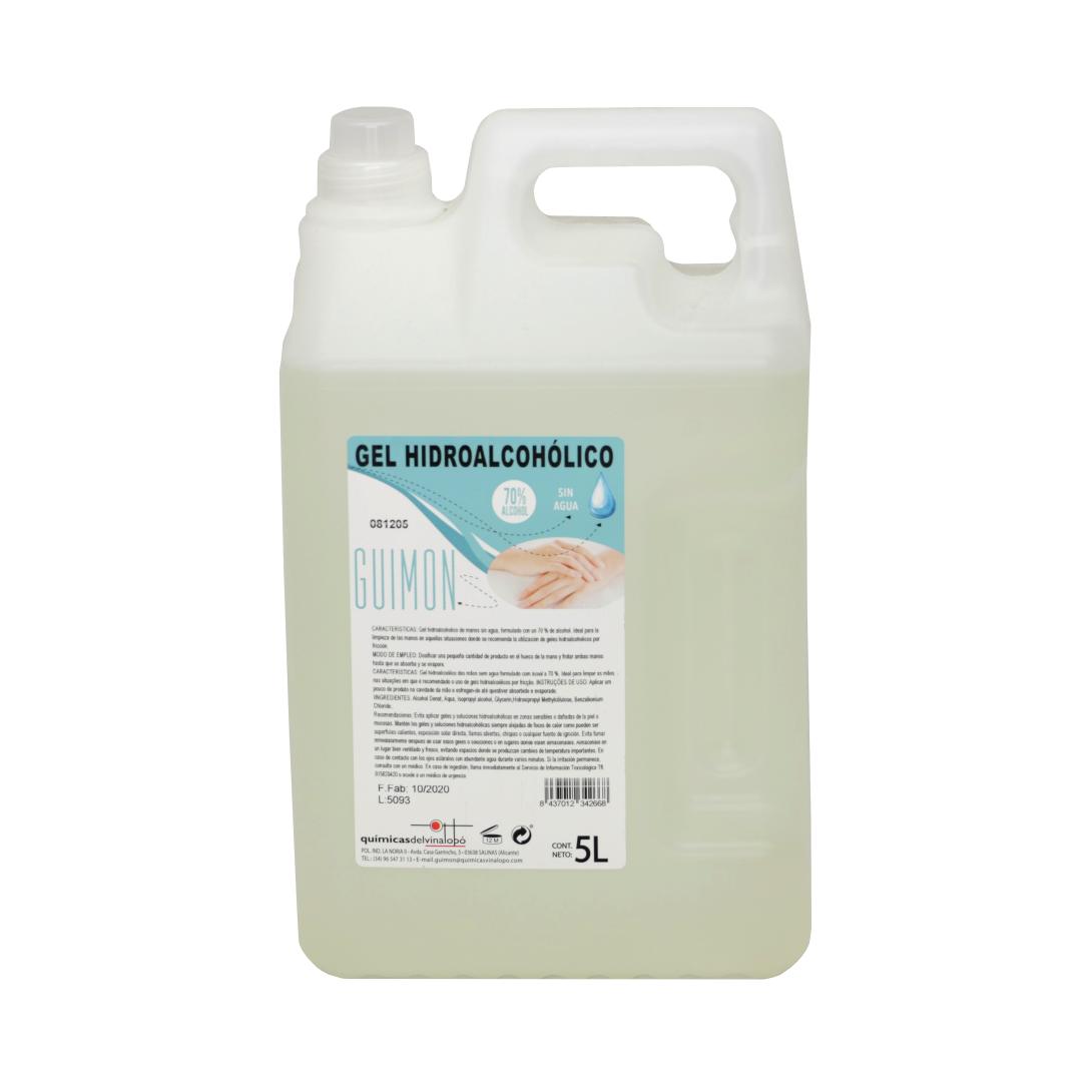 Gel hidroalcohólico - GUIMON